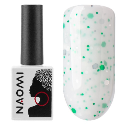 Naomi База каучуковая для гель-лака 26 Milky Splash (Green) 10 мл. Naomi База каучуковая для гель-лака 26 Milky Splash (Green) 10 мл.