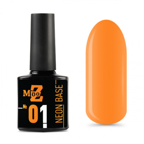 MOOZ Камуфлирующая неоновая база Neon Base №1 9 мл.
