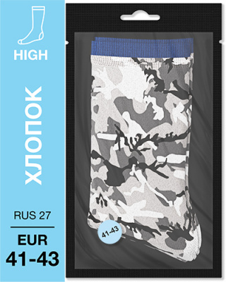 MILV Носки Хлопок 107 High F-02 RUS 27/EUR 41-43