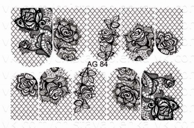 Слайдер дизайн Имитация аэрографии АРТ Слайдер AG-84 черный