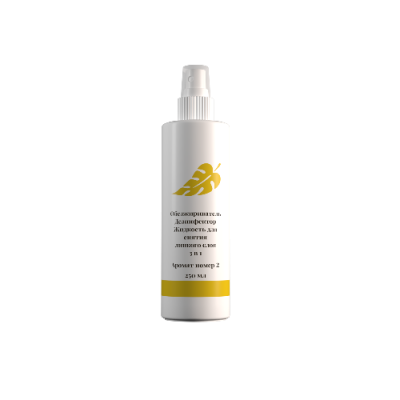 Опция Обезжириватель-дезинфектор жидкость для снятия липкого слоя 3 в 1 Сладкий персик 250 мл. 37897