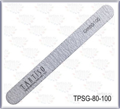 TARTISO Пилка (дерево) 80/100 прямая серая TPSG-80-100 TARTISO Пилка (дерево) 80/100 прямая серая TPSG-80-100