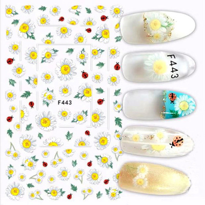 Наклейки Nail Sticker F443 NM-000 Наклейки Nail Sticker F443 NM-000