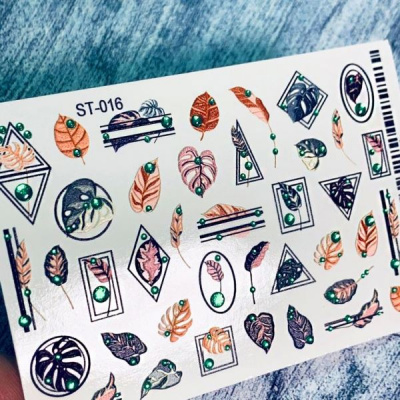 3D + CRYSTAL Объемный слайдер-дизайн с имитацией страз JWL-016