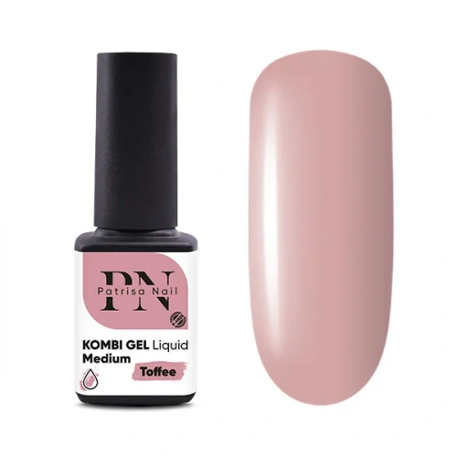Patrisa Nail Комби гель Kombi Gel Liquid Medium Toffee 12 мл.