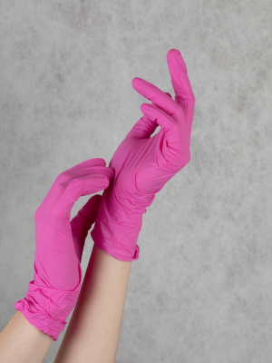 ARCHDALE NitriMAX Перчатки нитриловые размер M Фуксия 100 шт./уп. ARCHDALE NitriMAX Перчатки нитриловые размер M Фуксия 100 шт./уп.