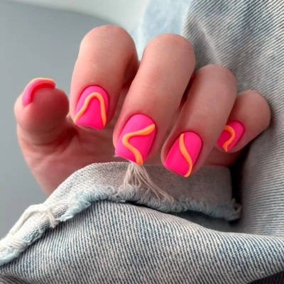 MoodNail 3D Gel для объемного дизайна Orange 15 г.