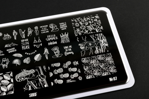 Go Stamp Пластина для стемпинга 087 Surf
