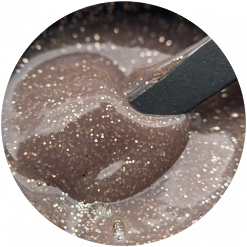 Опция Гель моделирующий камуфлирующий с блестками №101 15 мл.