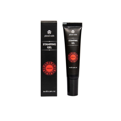 Гель-краска Planet Nails Stamping Gel красная, 8 мл. 11572
