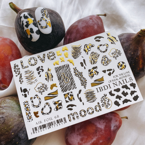 IBDI NAILS Слайдер дизайн AIR FOIL 068