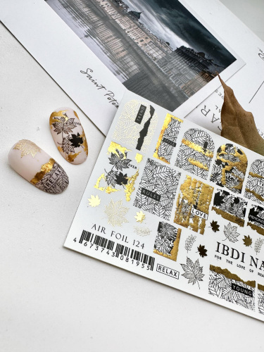 IBDI NAILS Слайдер дизайн AIR FOIL 124