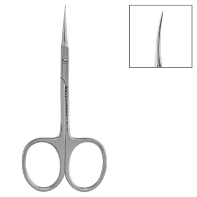 IRISK Ножницы для кутикулы матовые, длина 10 см. ручная заточка 11NK-10 Б731-11 IRISK Ножницы для кутикулы матовые, длина 10 см. ручная заточка 11NK-10 Б731-11