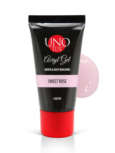 UNO LUX Акрил-гель Sweet Rose камуфлирующий 30 г. ACGE630