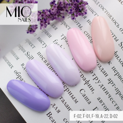 MIO Nails Гель-лак Основная палитра F-02 Глициния 8 мл.