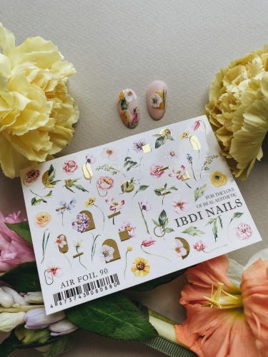 IBDI NAILS Слайдер дизайн AIR FOIL 090