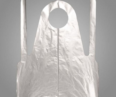 Фартук полиэтиленовый ONE TOUCH серебристый 120х70 см. 50 шт./уп. 01-630