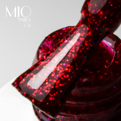 MIO Nails Гель-лак Основная палитра V-32 Пламя страсти 8 мл.