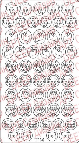 Трафарет Deep-дизайн T114