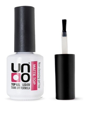 UNO Верхнее покрытие для гель-лака Matte с бархатным эффектом 16 г. UTGMT16