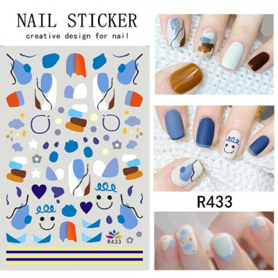 Наклейки Nail Sticker R433 NM-000 Наклейки Nail Sticker R433 NM-000