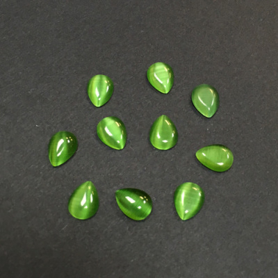 Камни кошачий глаз Y1CL311 (темно-зеленый)