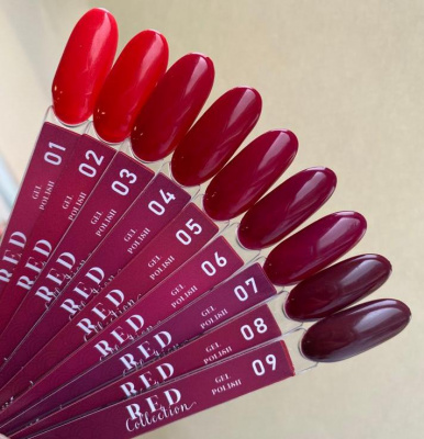 NIK nails гель-лак Red 02 8 мл. NIK nails гель-лак Red 02 8 мл.