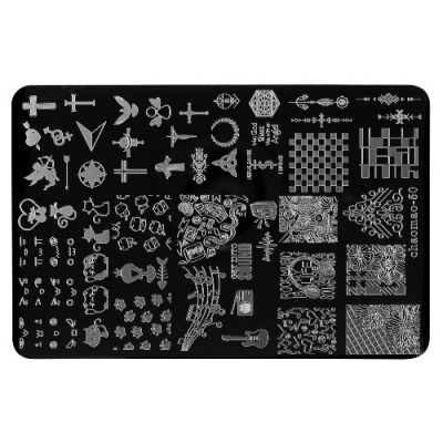 IRISK Трафарет для стемпинга металлический 9,5x14,5 см. П557-18 (045) Chaomao 50