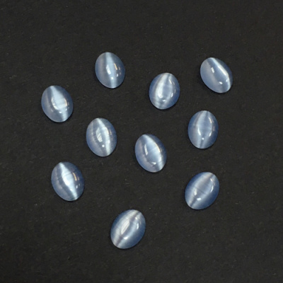 Камни кошачий глаз Y1CL303 (темно-голубой)