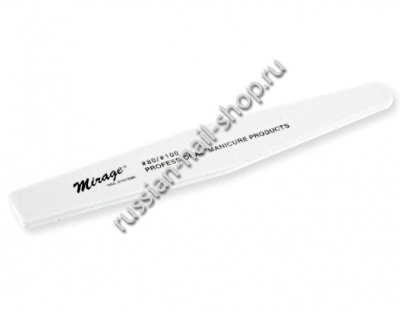 Пилка Mirage ромб, белая (80/100) MDW 80-100