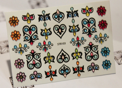 MALGRAT Nails 3D Слайдер-дизайн ОБЪЕМНЫЕ 3D СЛАЙДЕРЫ STR103