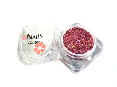 Глиттер Nails квадр.банка Y1BV083