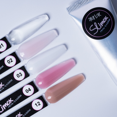 Гель-слайм Slimex для наращивания ногтей (в тубе) 15 мл. 02 Light Pink Гель-слайм Slimex для наращивания ногтей (в тубе) 15 мл. 02 Light Pink