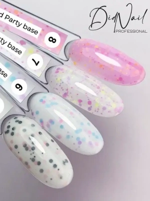 DidNail Professional Камуфлирующая база с поталью Hard Party Base 10 мл. HPB#7