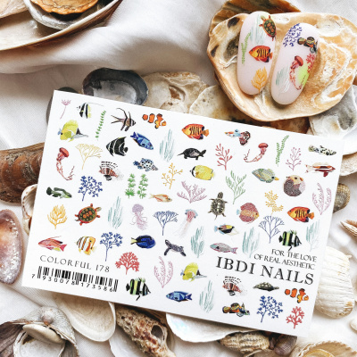 IBDI NAILS Слайдер дизайн COLORFUL 178