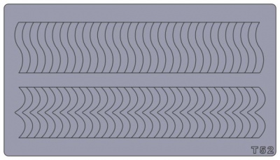 Трафареты для аэрографии на ногтях T52
