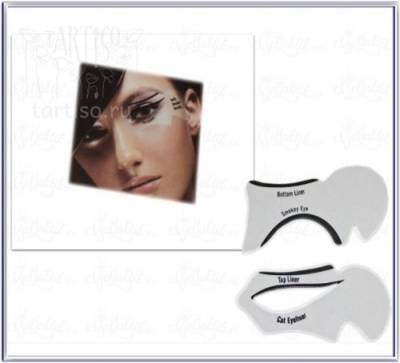 Набор трафаретов для стрелок (1-2) КОШАЧИЙ ВЗГЛЯД NTC1-2