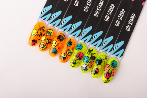 Go Stamp Пластина для стемпинга 100 Text me