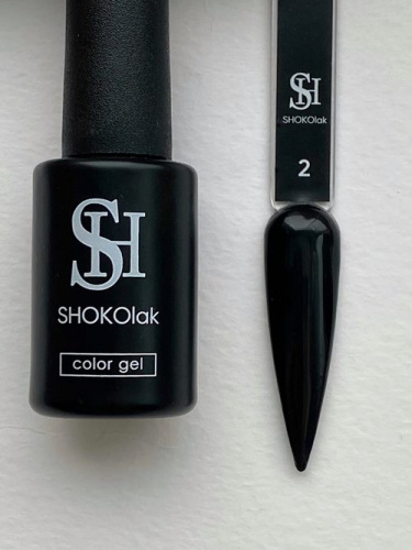 SHOKOlak гель-лак GEL POLISH №2 10 мл. SHOKOlak гель-лак GEL POLISH №2 10 мл.