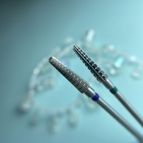 Тайфун, Твердосплавная фреза Ирма Конус закругленный Крупная (Зеленая) 34006