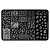 IRISK Трафарет для стемпинга металлический 9,5x14,5 см. П557-18 (022) NICOLE DIARY L-14