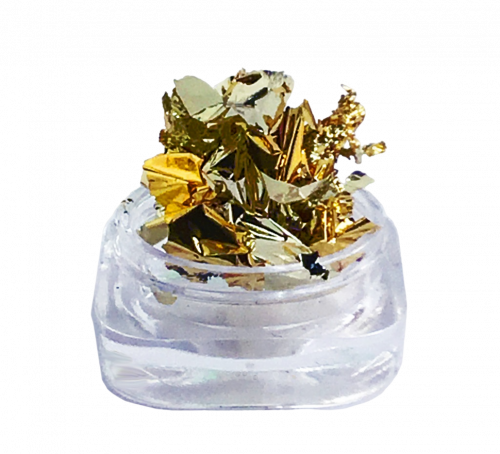 Фольга поталь двухцветная Золото темное и светлое FCC-03