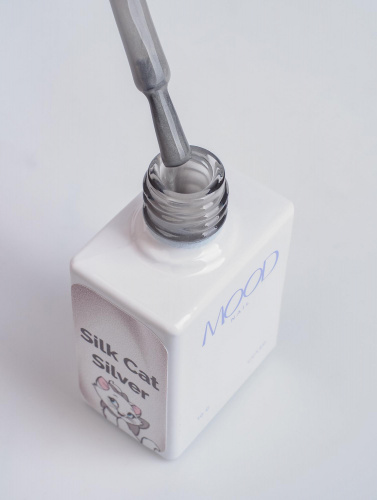 MoodNail Гель-лак Silk Cat Silver 10 г.