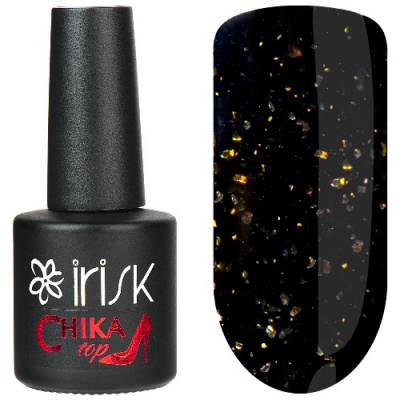 IRISK Топ с шиммером без липкого слоя Chika Top 10 мл. Gold Potal М529-20 (08) IRISK Топ с шиммером без липкого слоя Chika Top 10 мл. Gold Potal М529-20 (08)