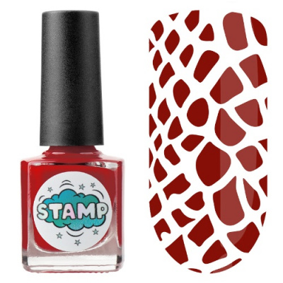 IRISK Лак-краска для стемпинга Stamp Classic 8 мл. Дикая малина Д612-01 (003)
