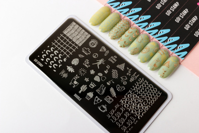 Go Stamp Пластина для стемпинга 072 Doodle