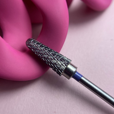 KristallNails, Твердосплавная фреза Конус Мелкая (Фиолетовая) 23360 (500.104.201.145.060)