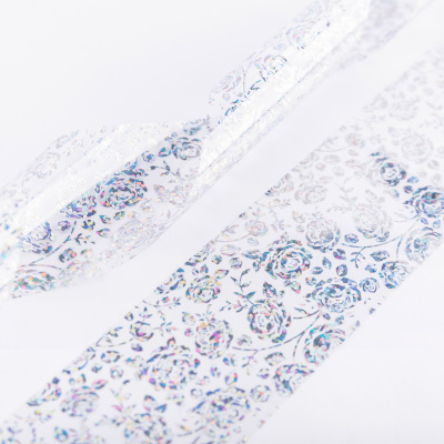 TNL Фольга для литья голографические розы