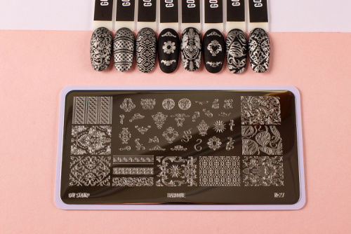 Go Stamp Пластина для стемпинга 027 Baroque