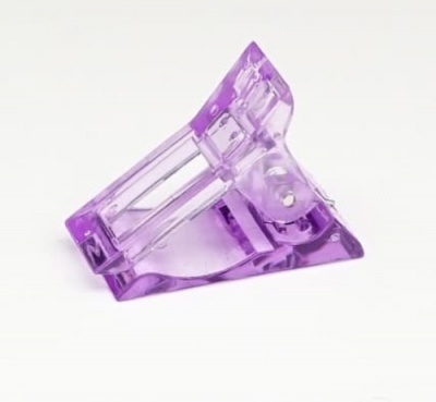 Зажим фиксирующий пластиковый фиолетовый 00-00003430